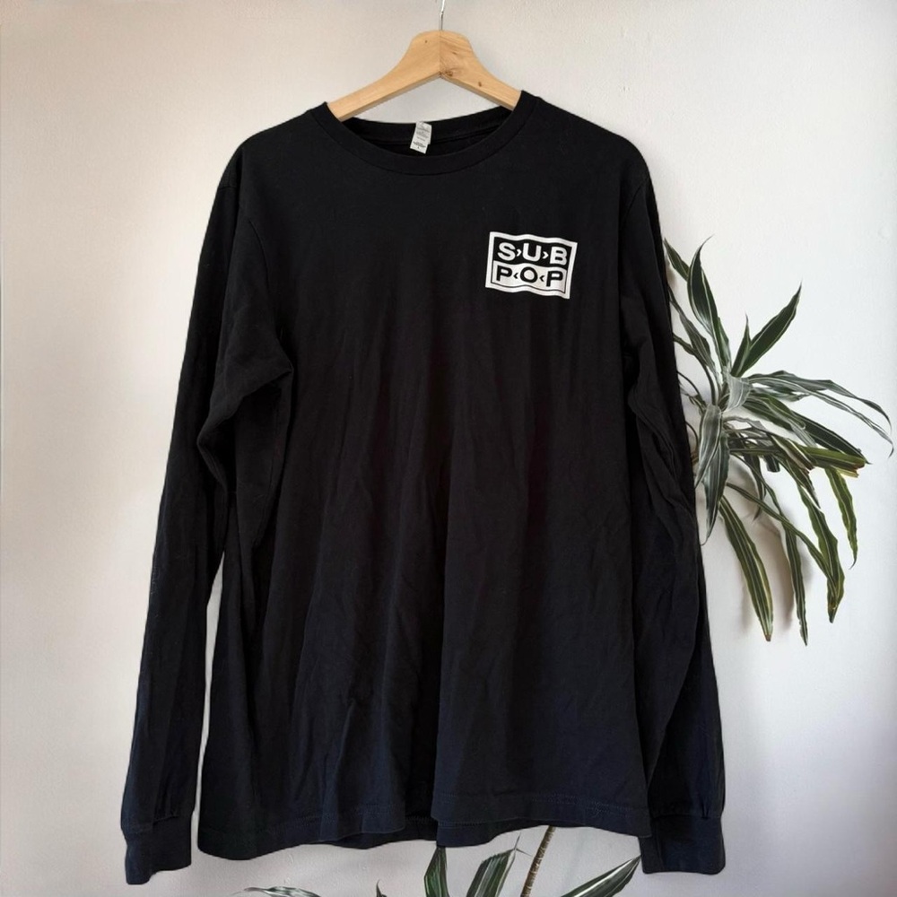 Black Sub Pop Long Sleeve Shirt